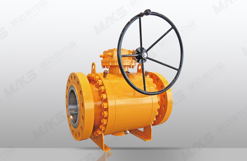 三片式锻钢固定球阀